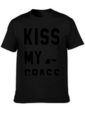 Kiss My Grass Funny Lawn Mower T-Shirt