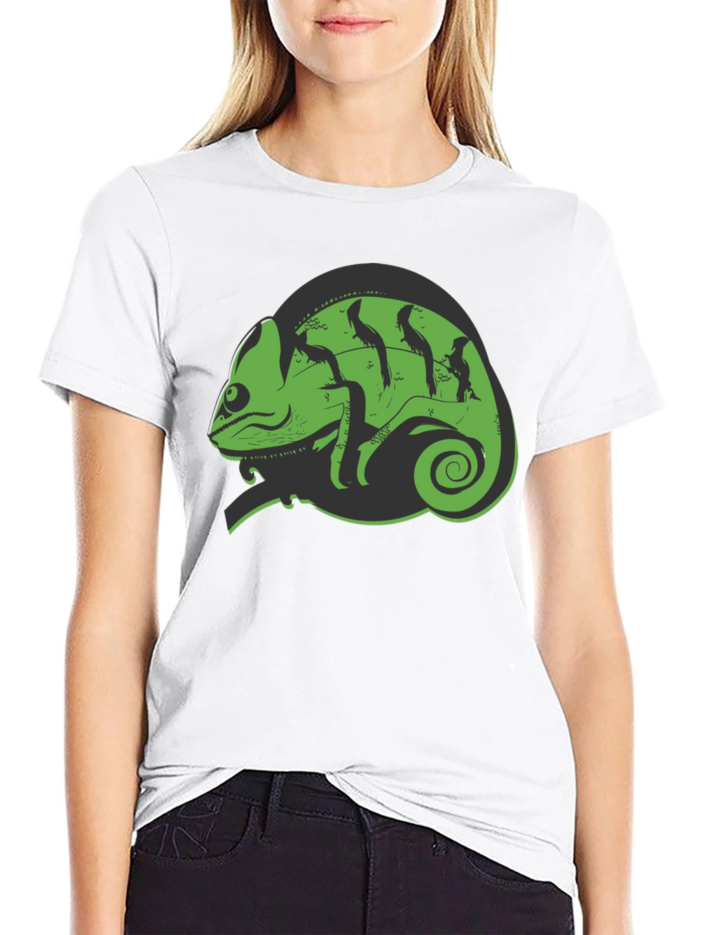Cool Chameleon Graphic T-Shirt