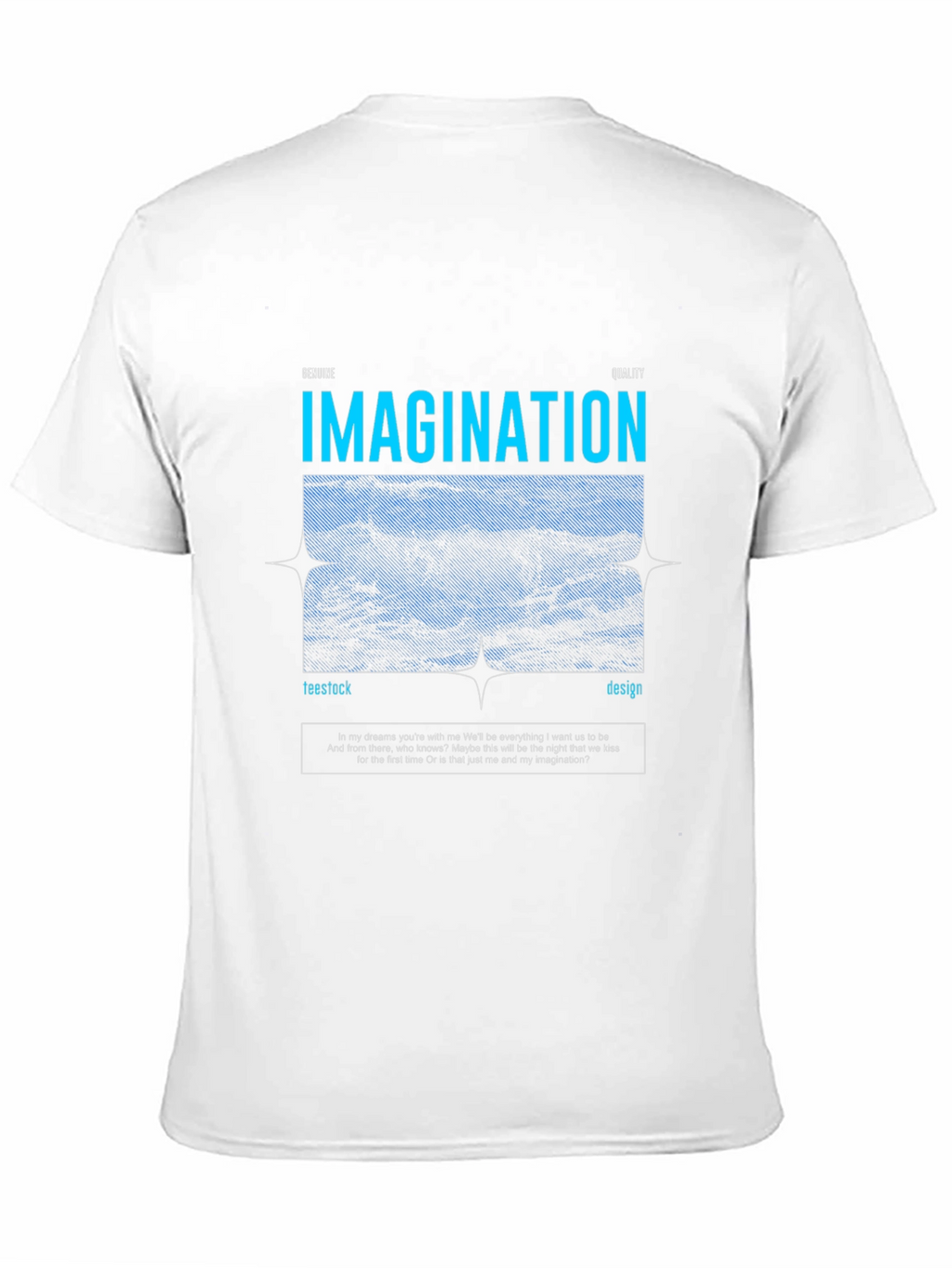 Imagination Graphic Tee - Black Casual T-Shirt