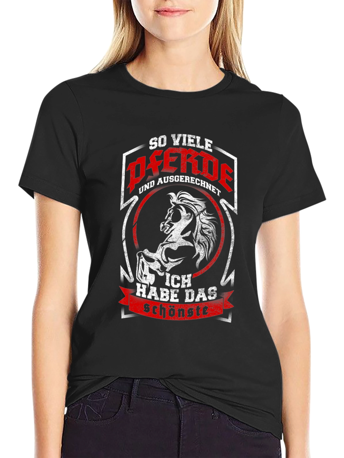 Horse Lover T-Shirt: So Viele Pferde