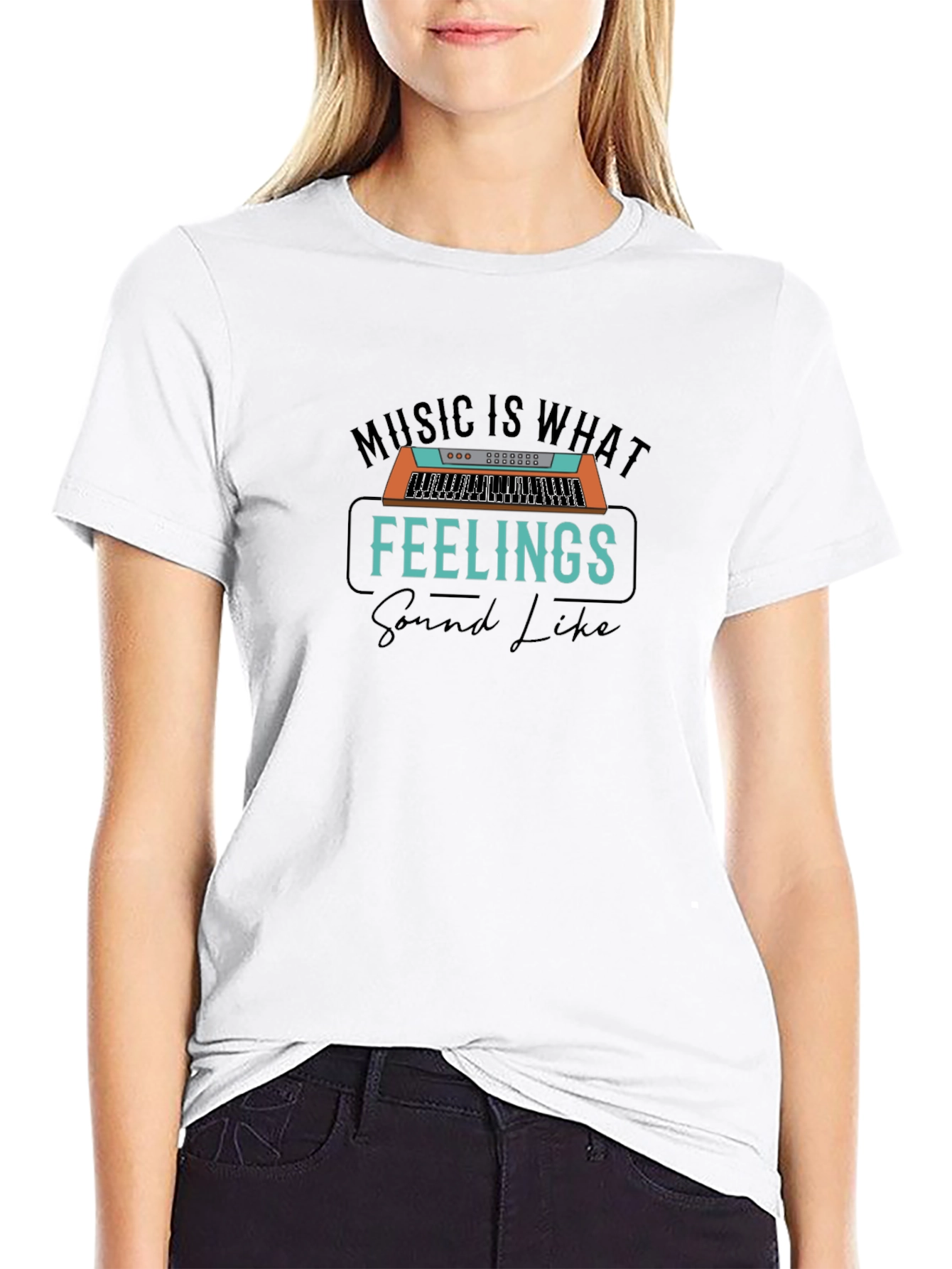 Music is What Feelings Sound Like T-Shirt