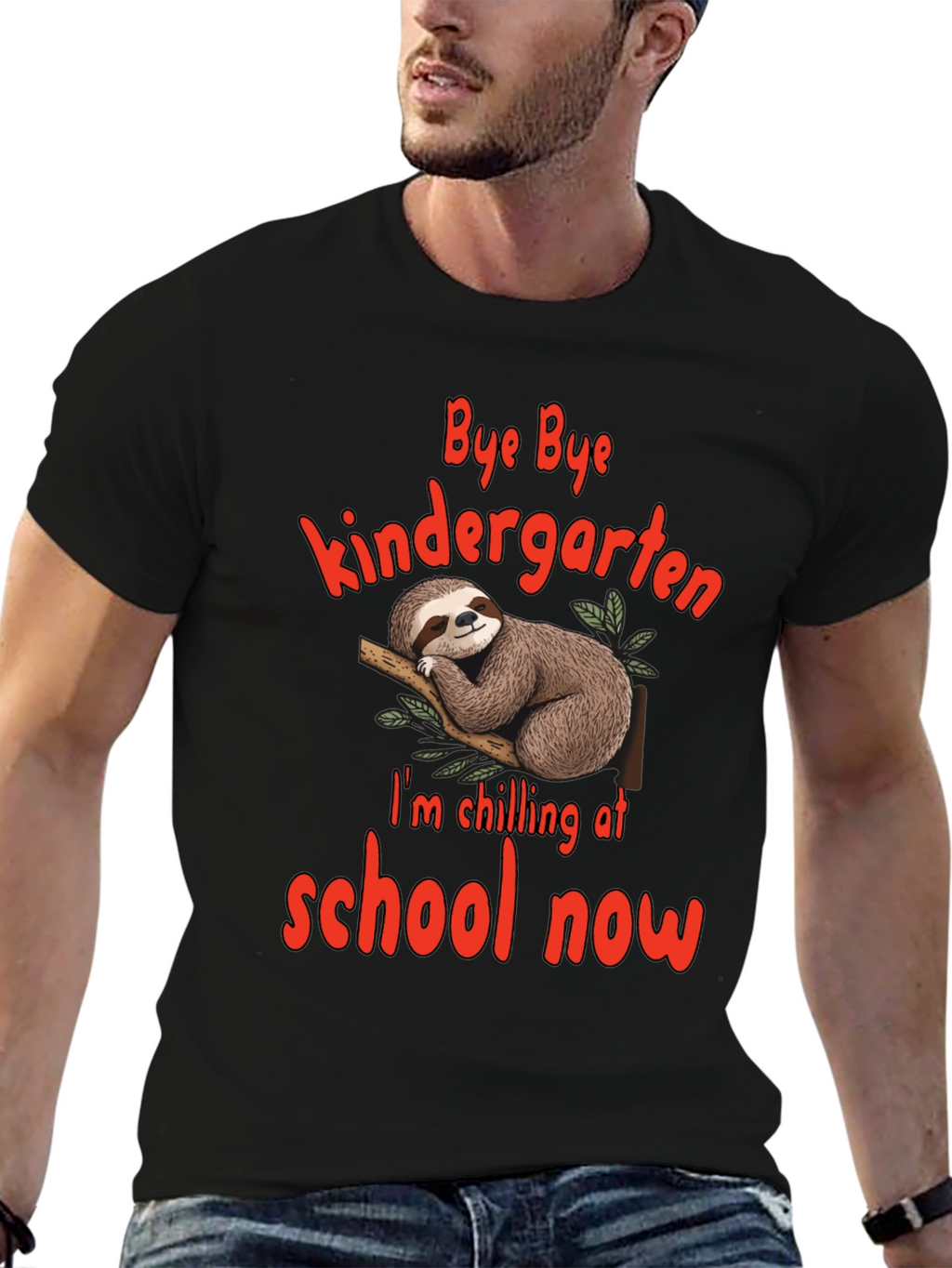 Bye Bye Kindergarten Sloth T-Shirt