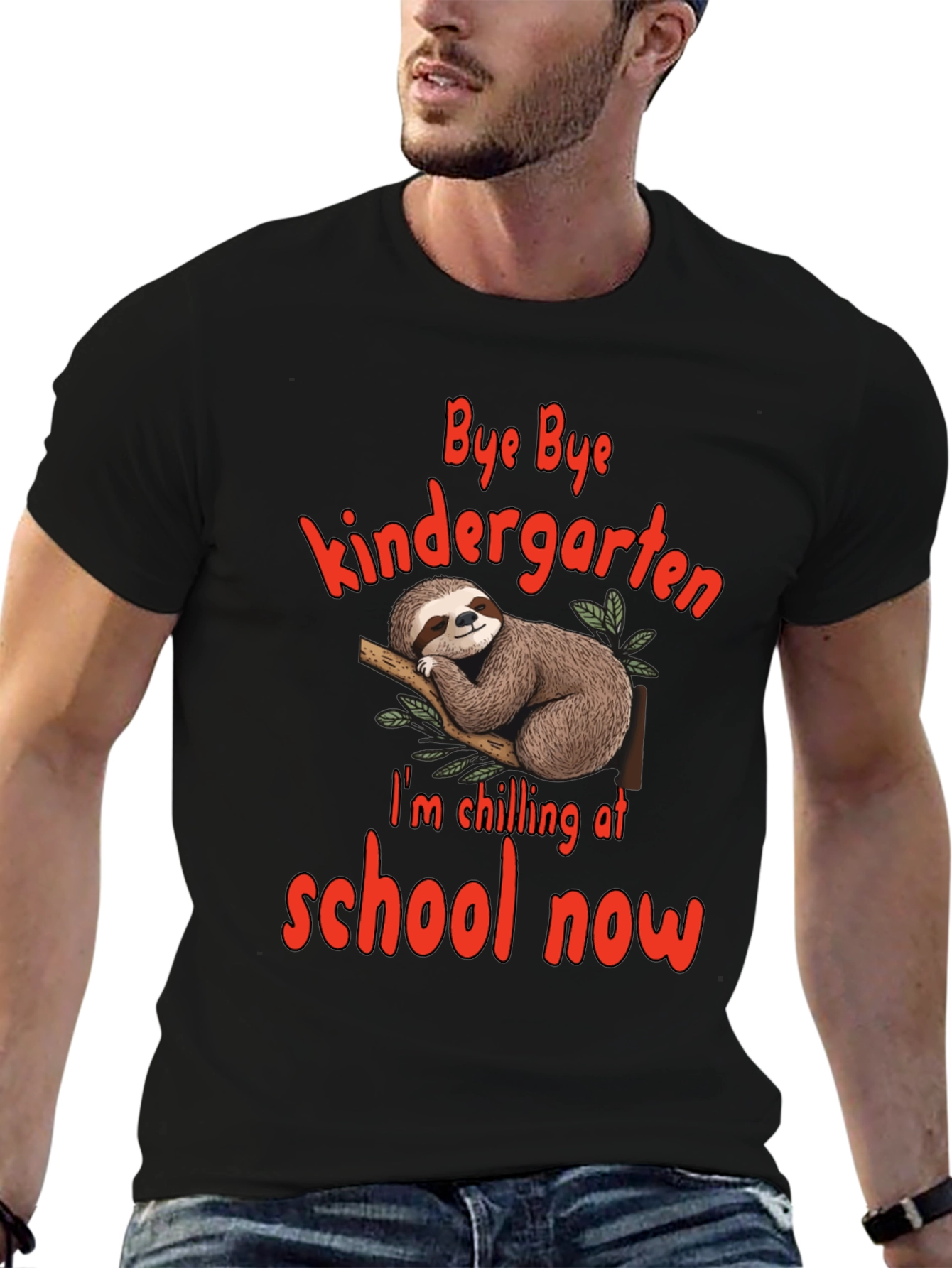 Bye Bye Kindergarten Sloth T-Shirt