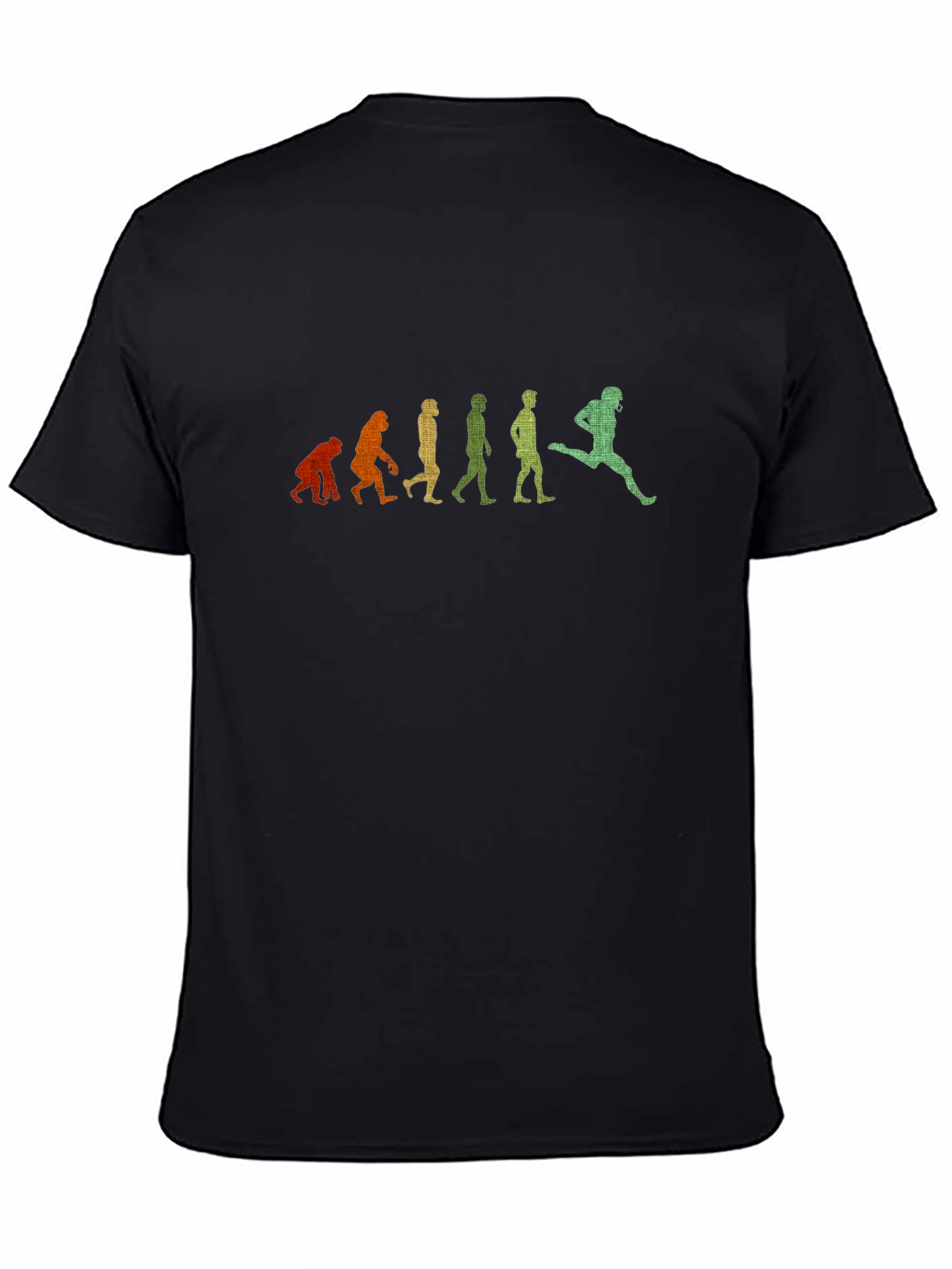 Evolution of Football T-Shirt - Black