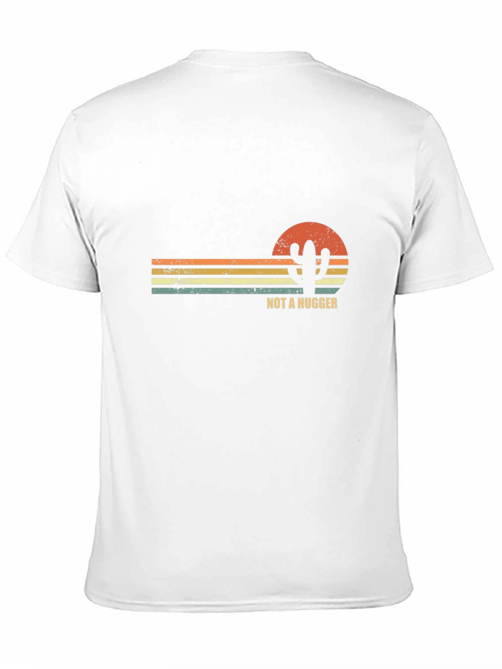 Not A Hugger Cactus Graphic T-Shirt