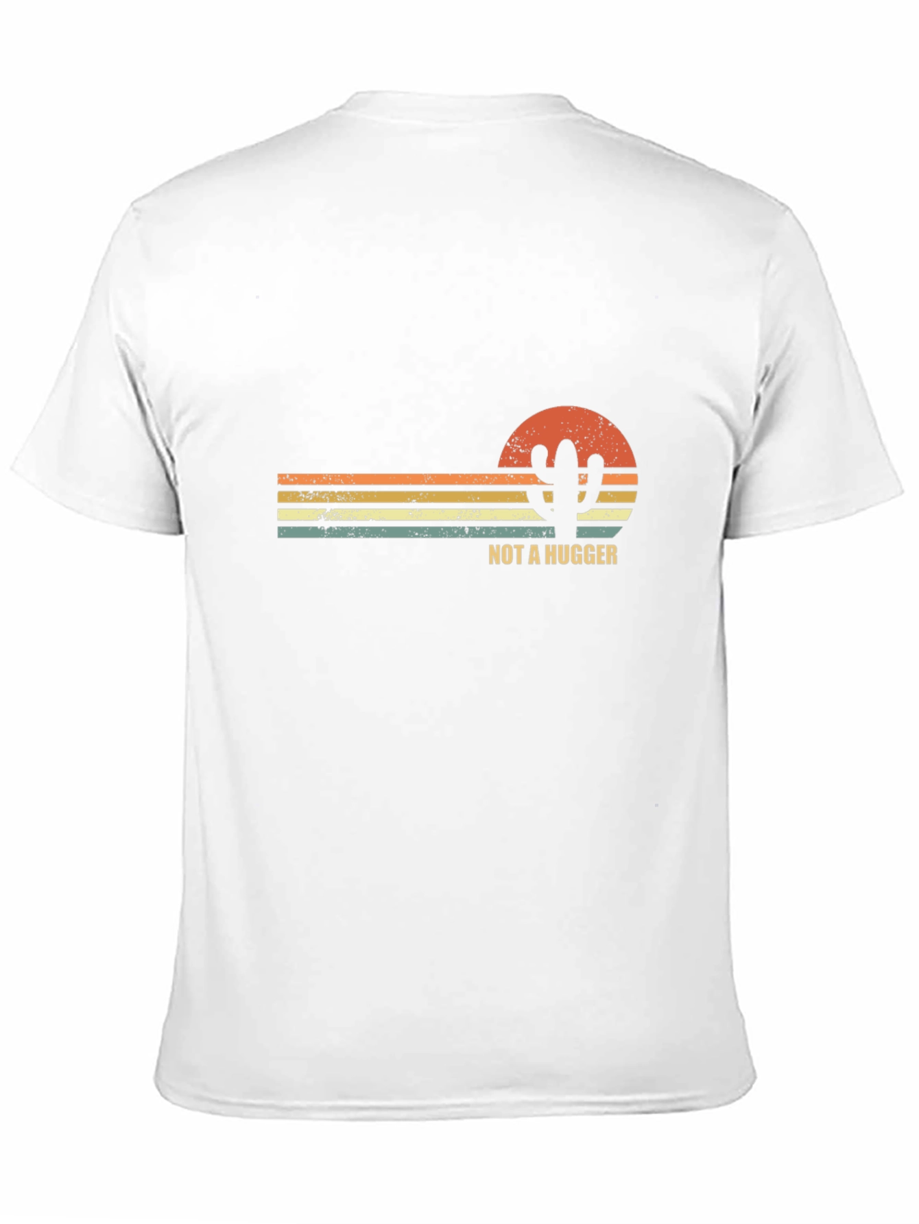 Not A Hugger Cactus Graphic T-Shirt