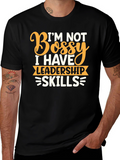 Funny Leadership Skills Graphic T-Shirt