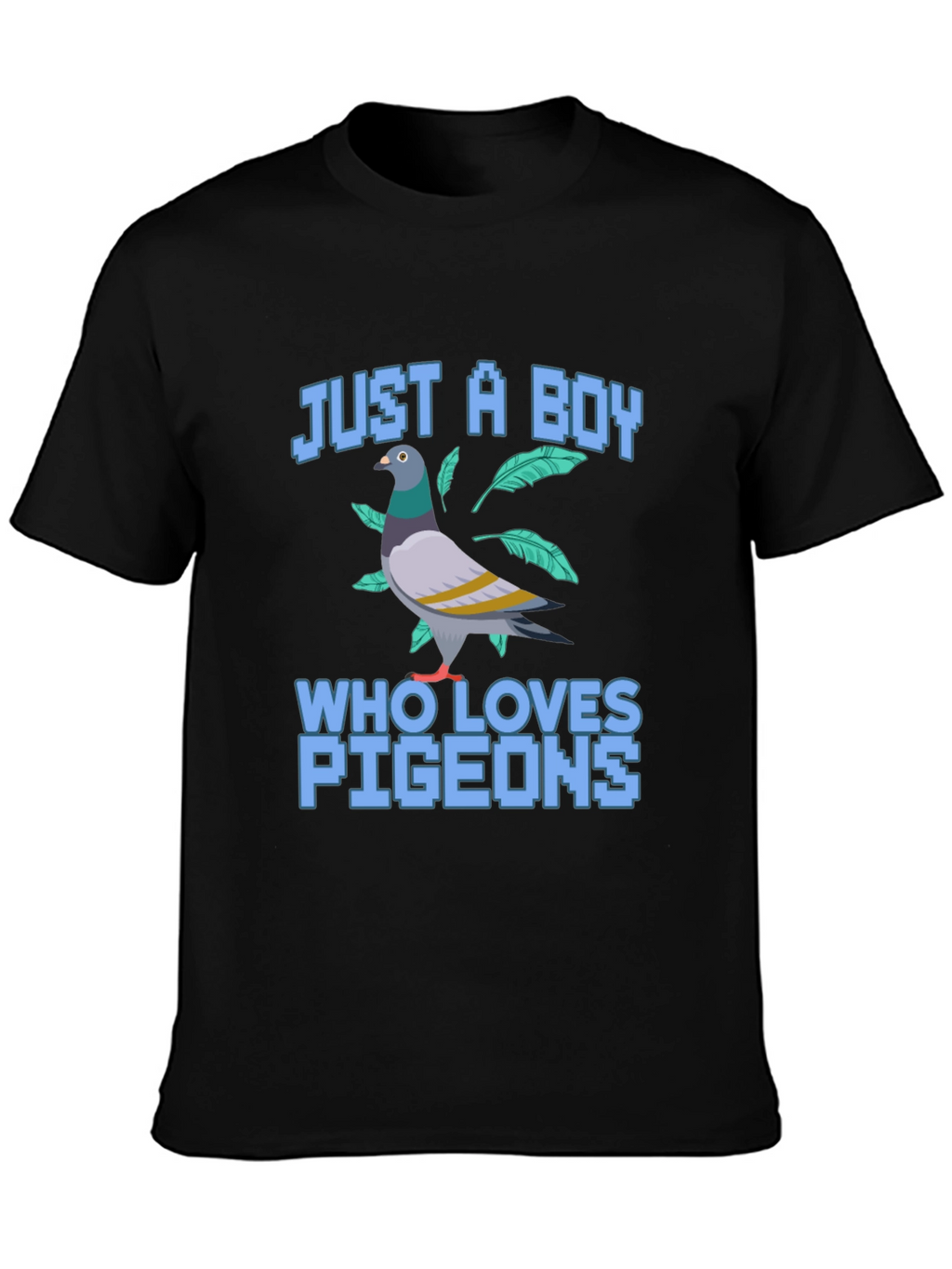 Boy Who Loves Pigeons Graphic Tee