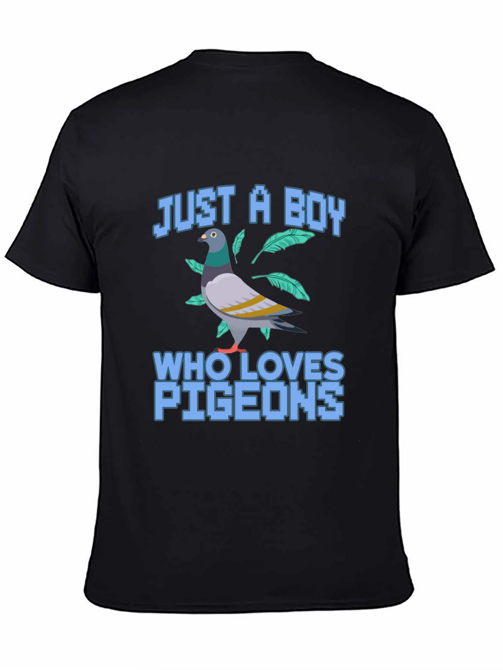 Boy Who Loves Pigeons Graphic Tee