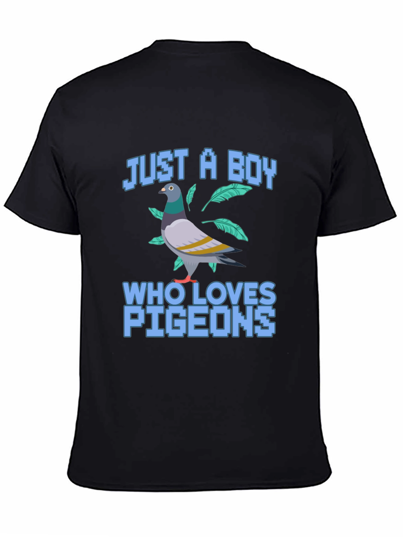 Boy Who Loves Pigeons Graphic Tee