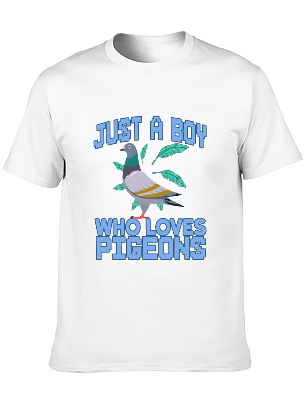 Boy Who Loves Pigeons Graphic Tee