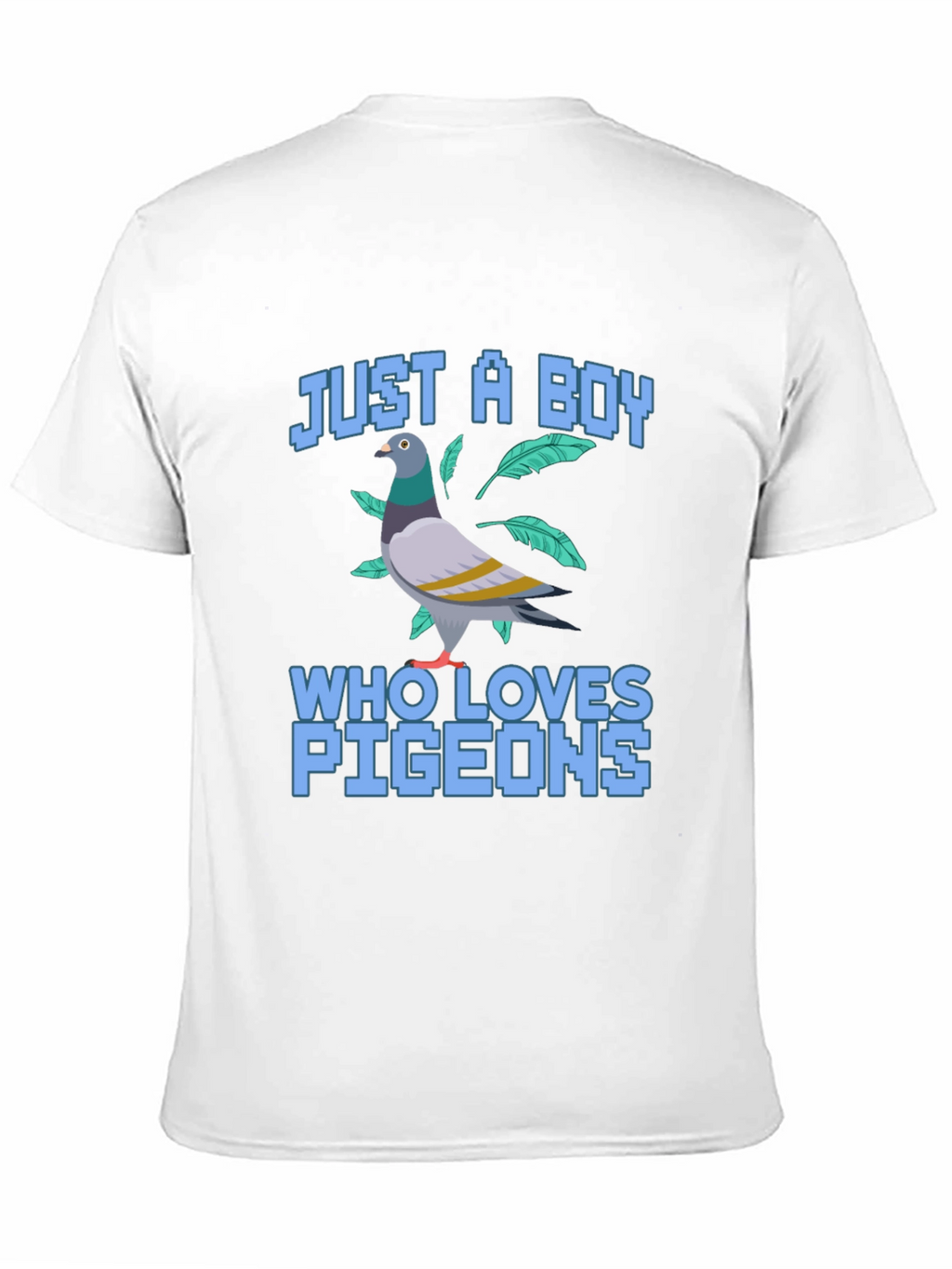 Boy Who Loves Pigeons Graphic Tee