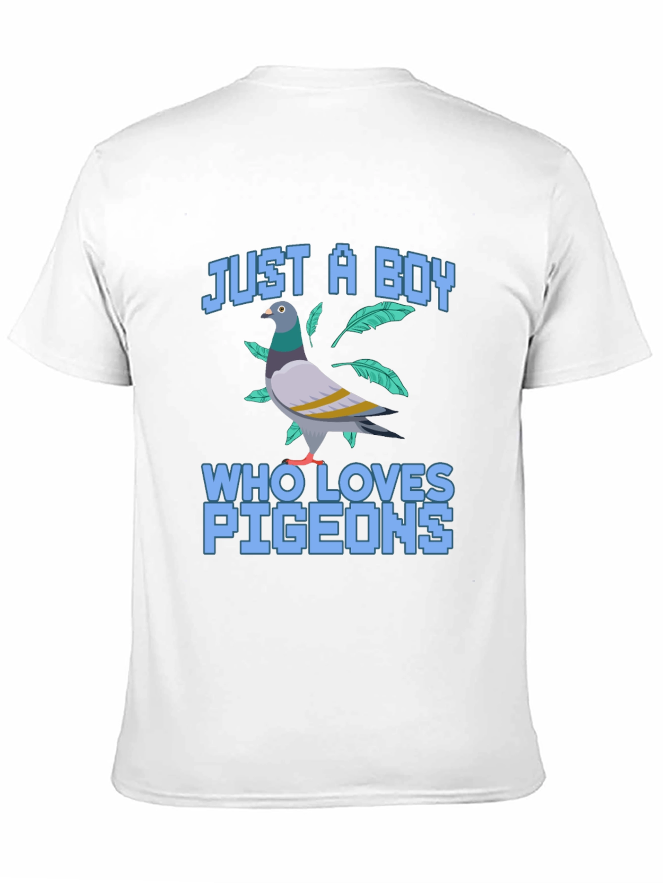 Boy Who Loves Pigeons Graphic Tee