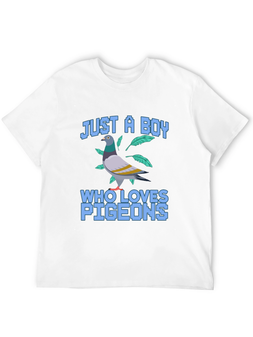 Boy Who Loves Pigeons Graphic Tee