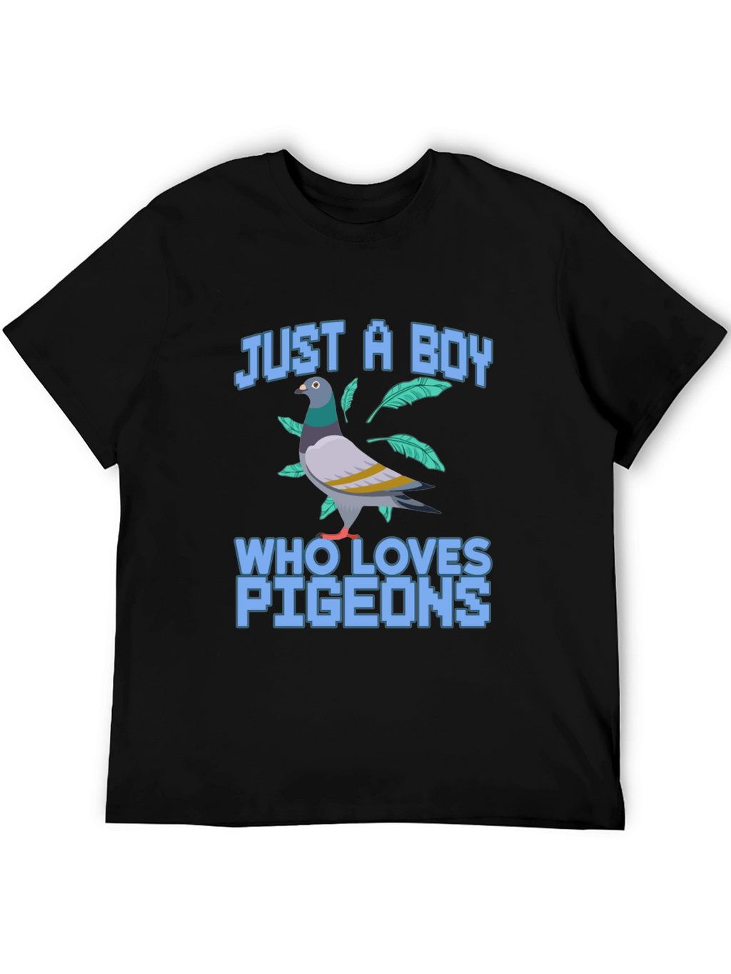 Boy Who Loves Pigeons Graphic Tee