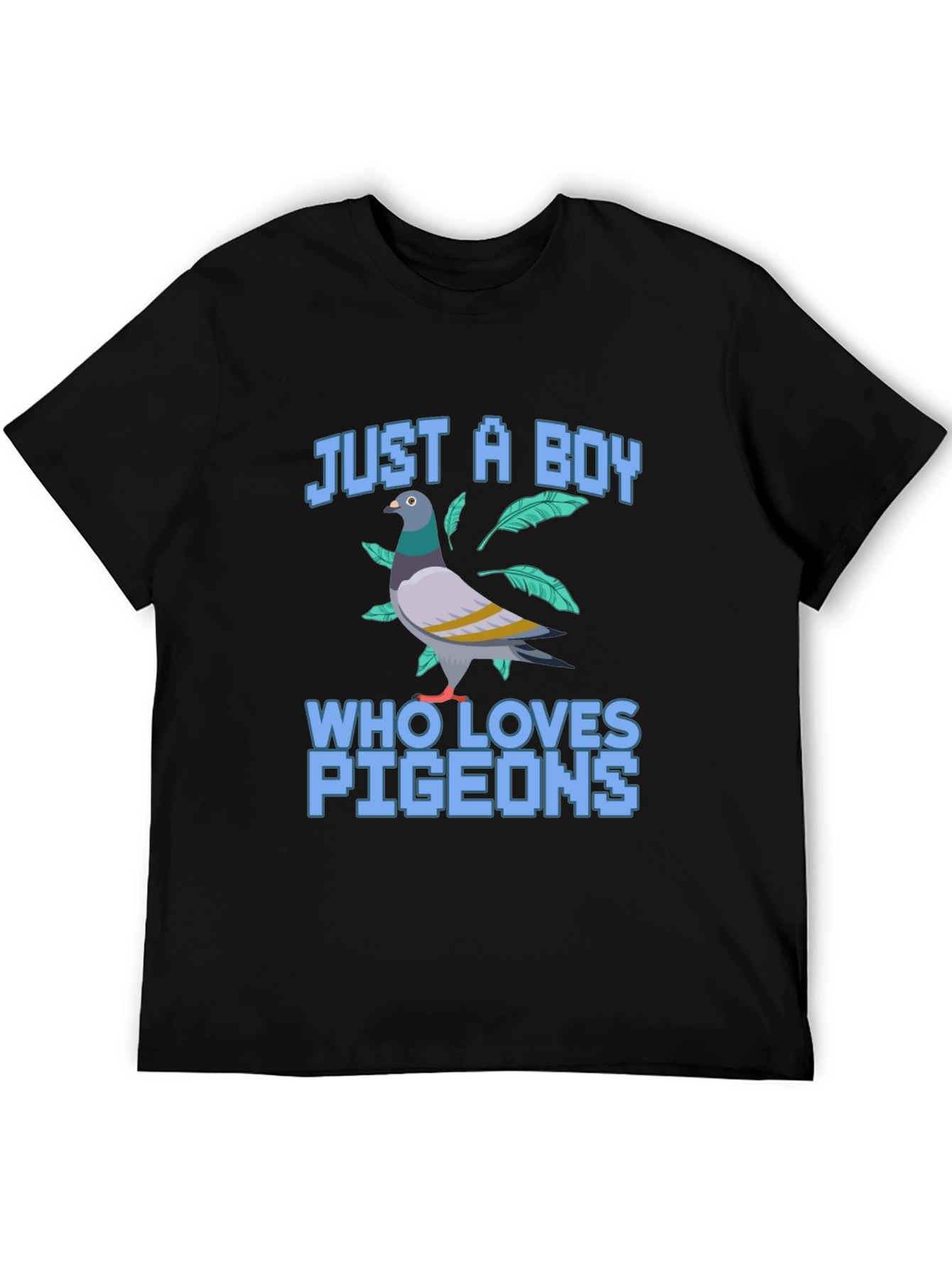 Boy Who Loves Pigeons Graphic Tee