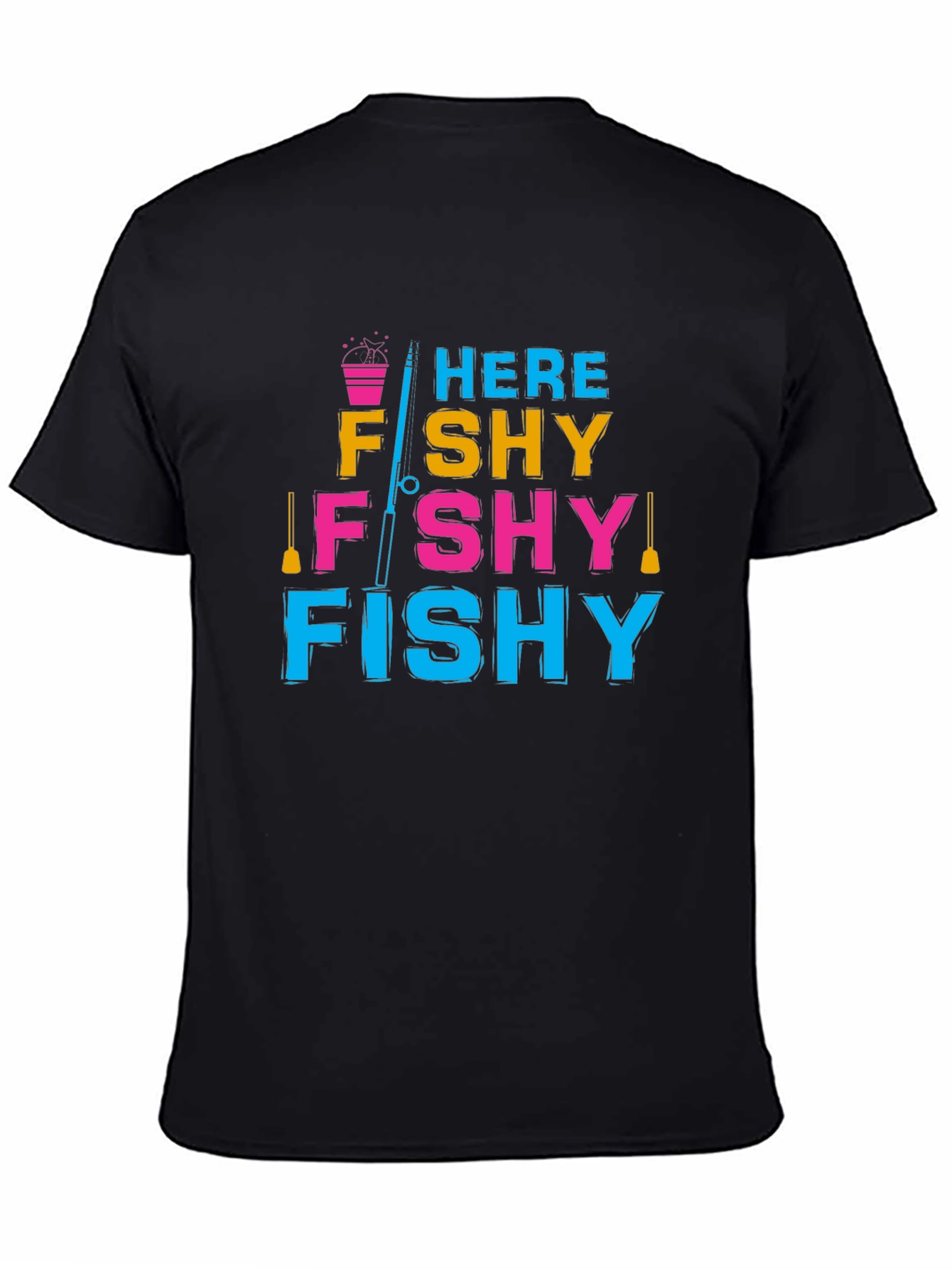 Here Fishy Fishy T-Shirt - Fishing Lover Tee