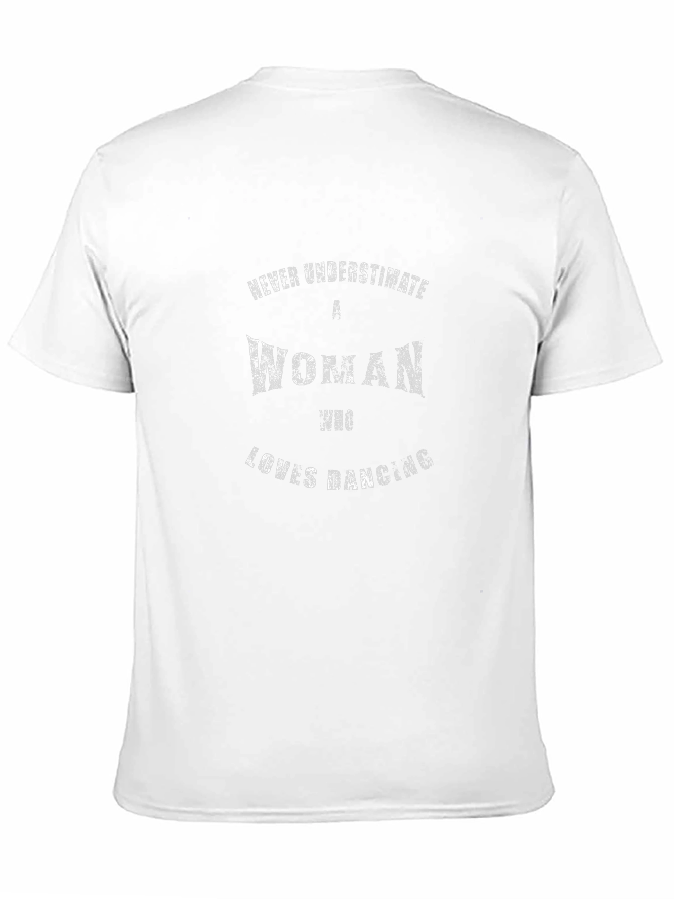 Dancing Woman Graphic Tee - Black