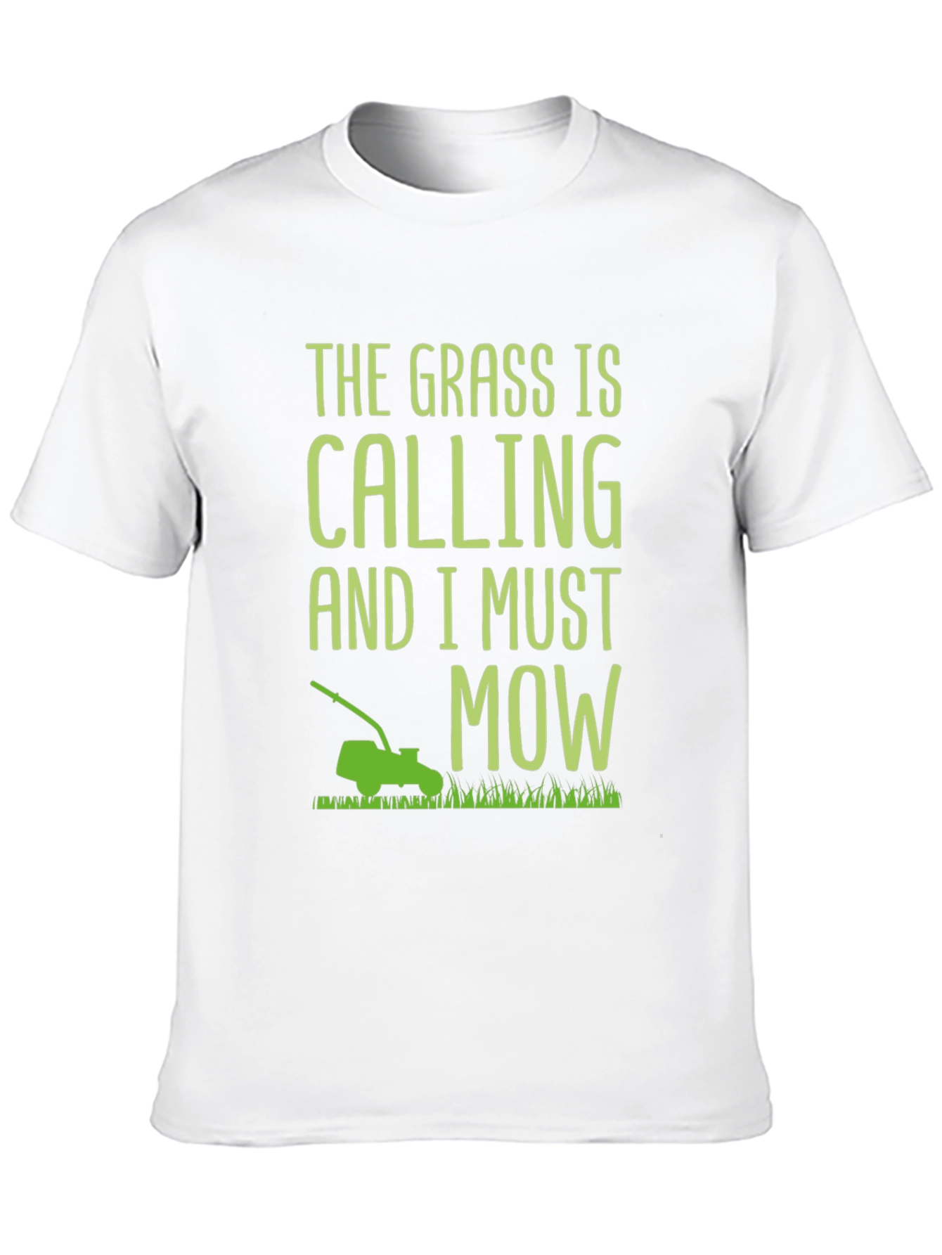 The Grass Is Calling T-Shirt - Mowing Humor