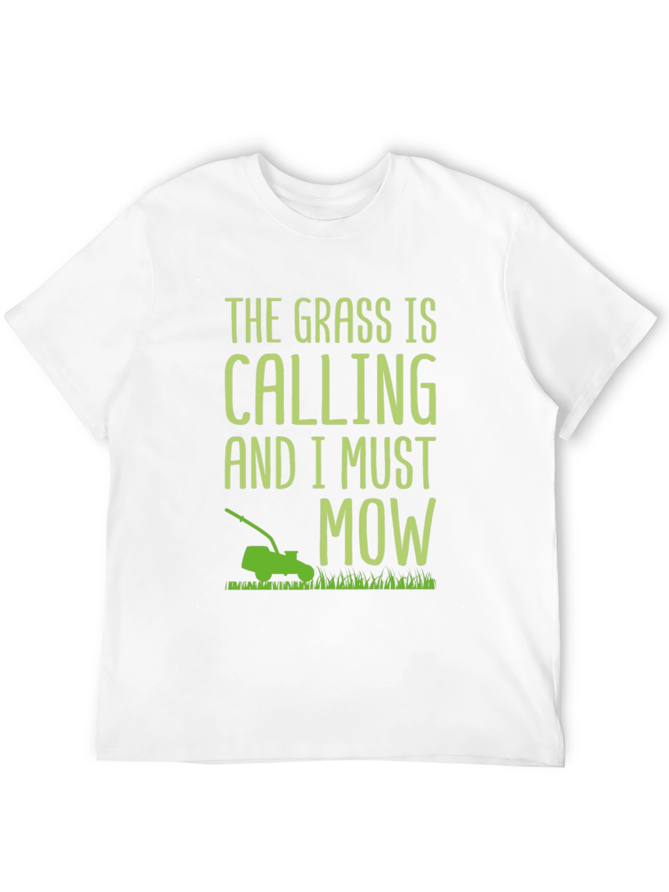 The Grass Is Calling T-Shirt - Mowing Humor
