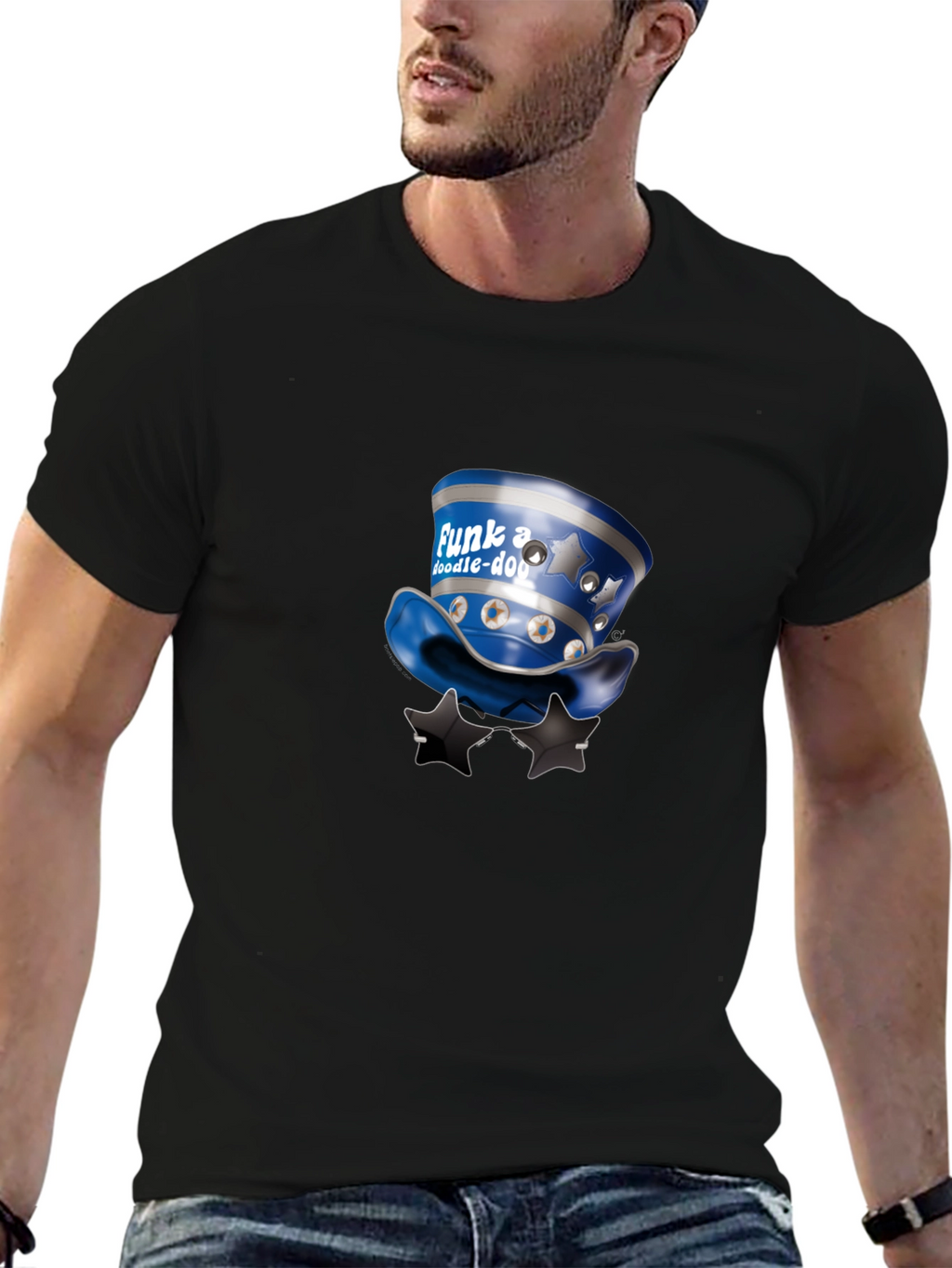 Funky Doodle-Doo T-Shirt - Stylish Graphic Tee