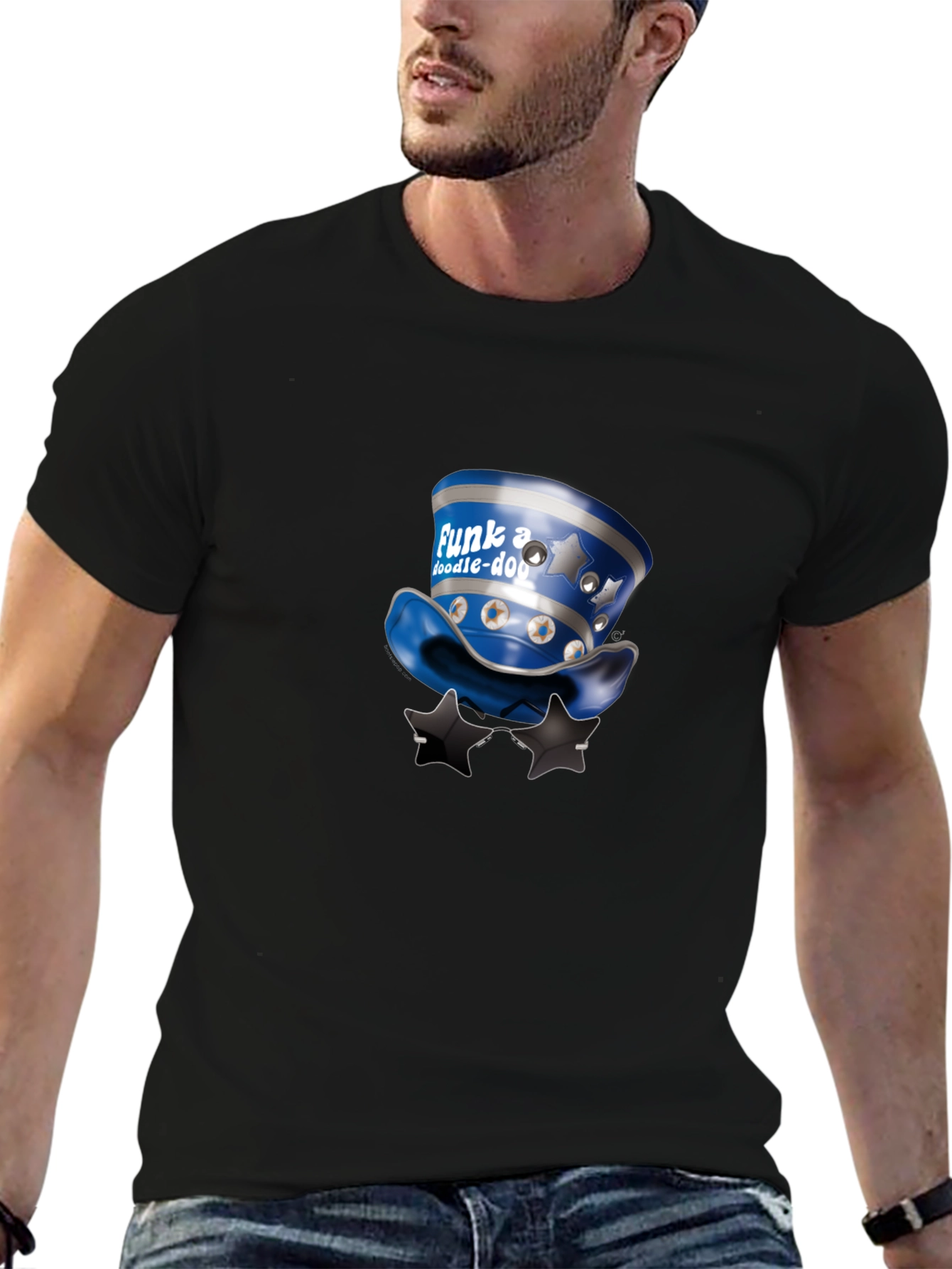 Funky Doodle-Doo T-Shirt - Stylish Graphic Tee