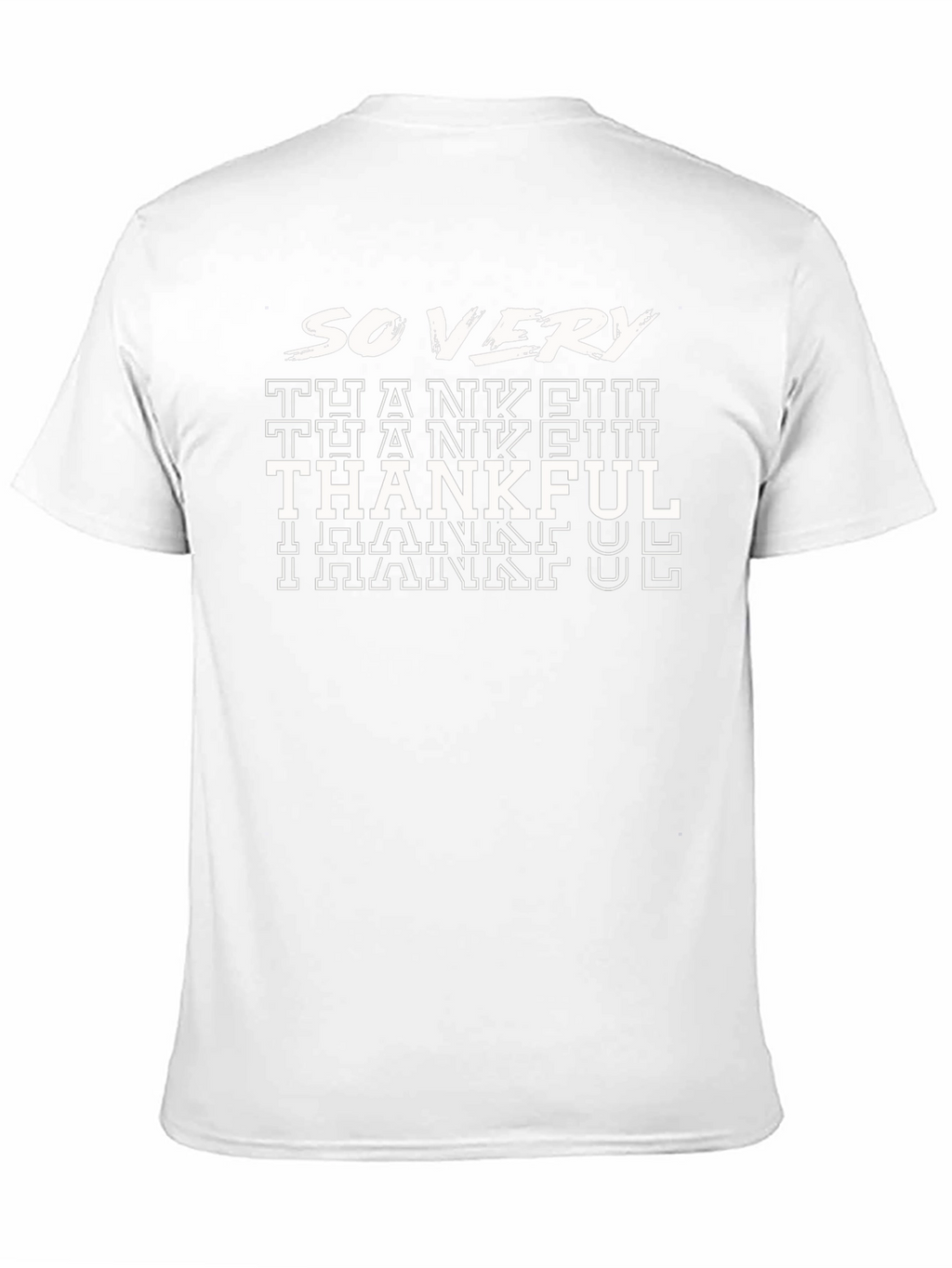 So Very Thankful Graphic Tee - Black Cotton