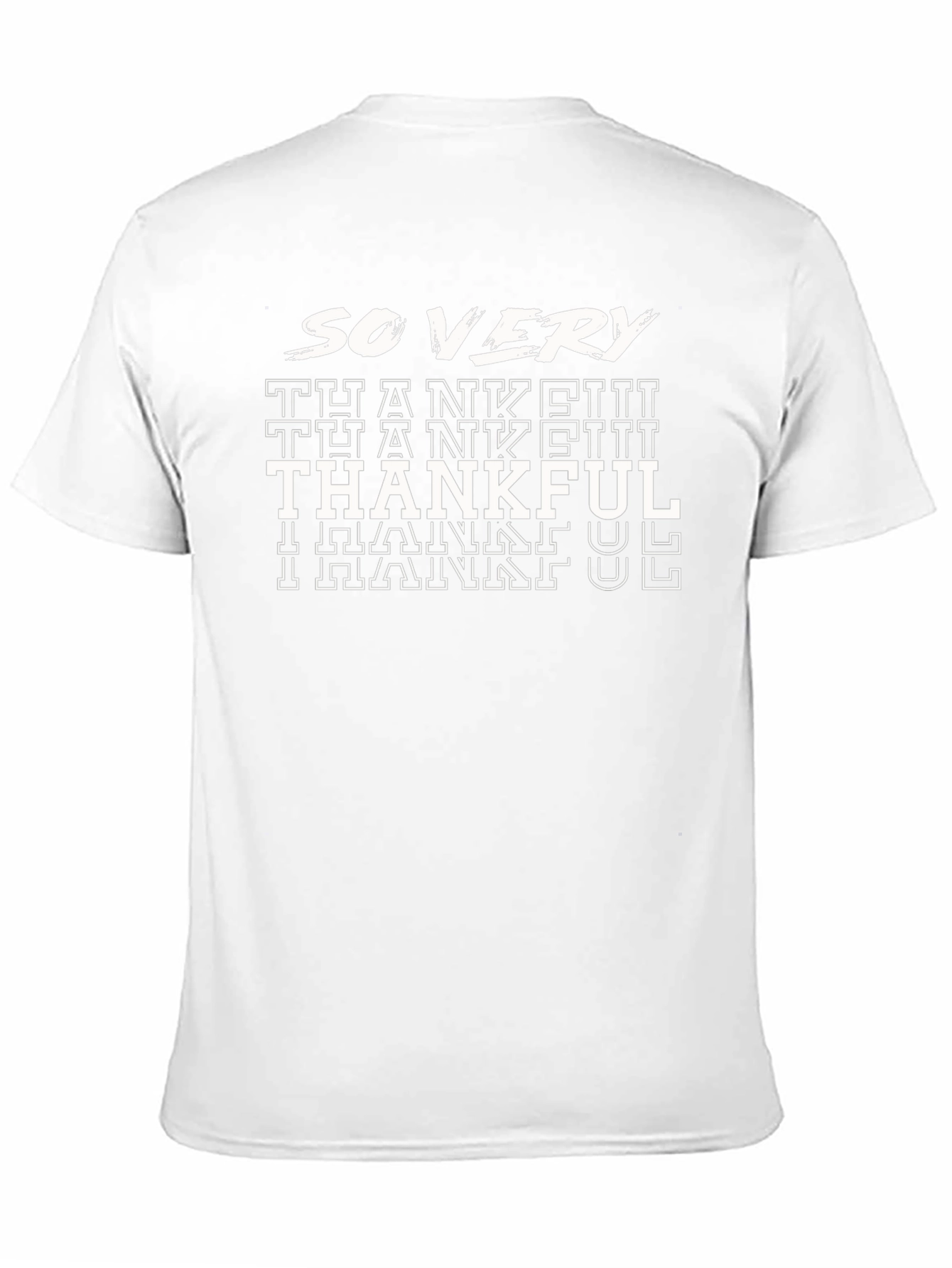 So Very Thankful Graphic Tee - Black Cotton