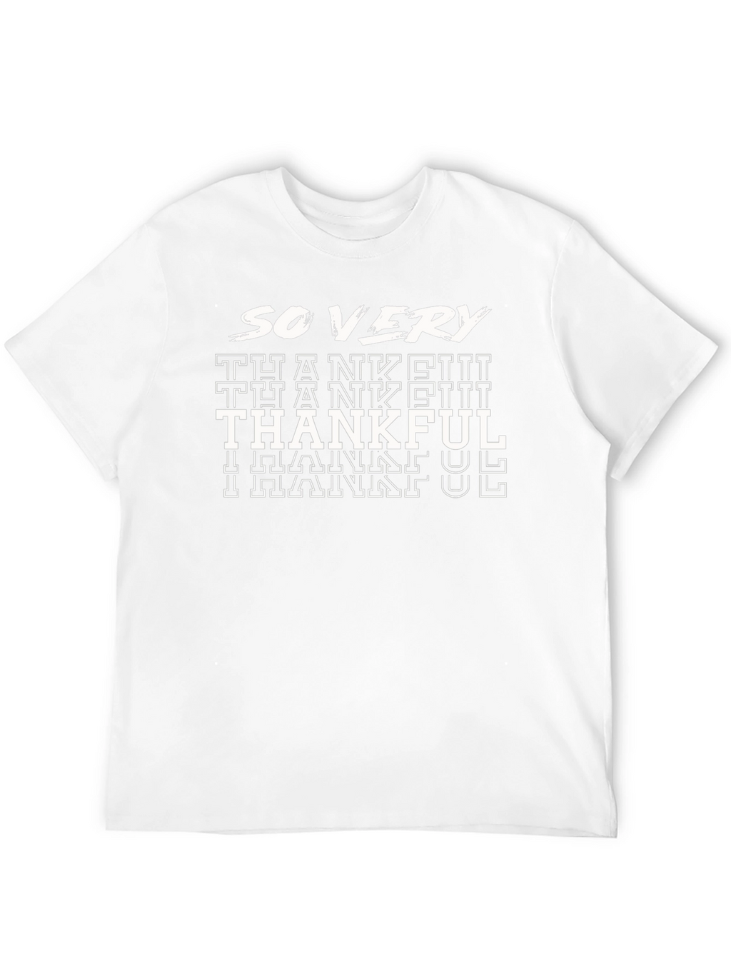 So Very Thankful Graphic Tee - Black Cotton