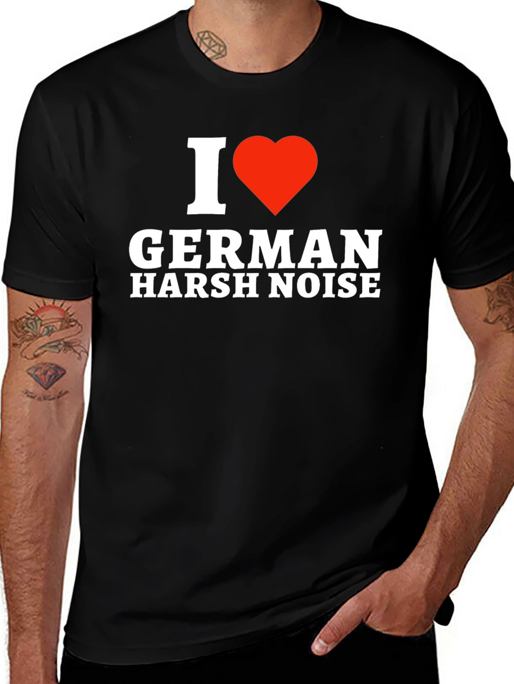 I Heart German Harsh Noise T-Shirt