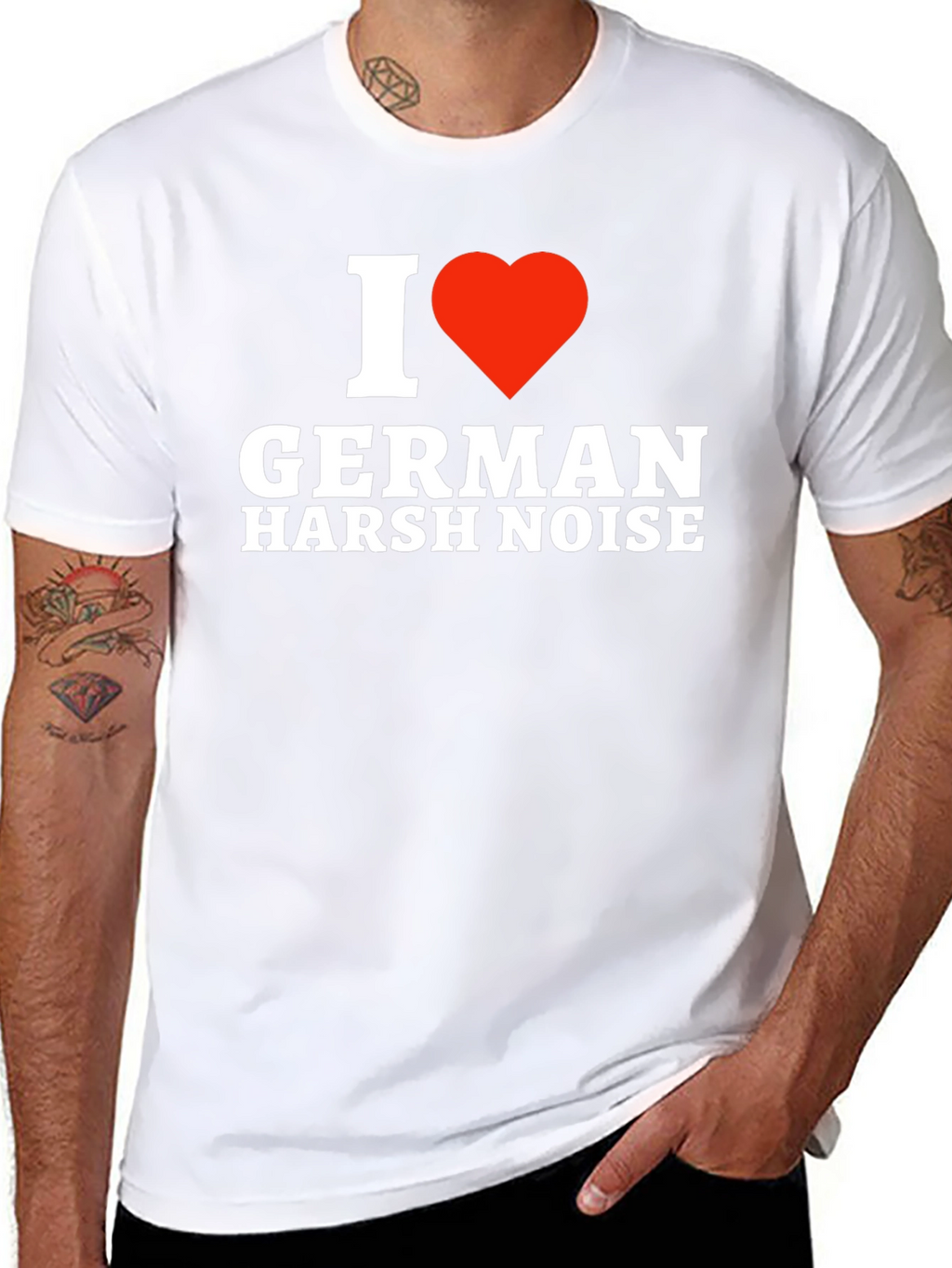I Heart German Harsh Noise T-Shirt