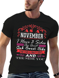 November Birthday Personality T-Shirt