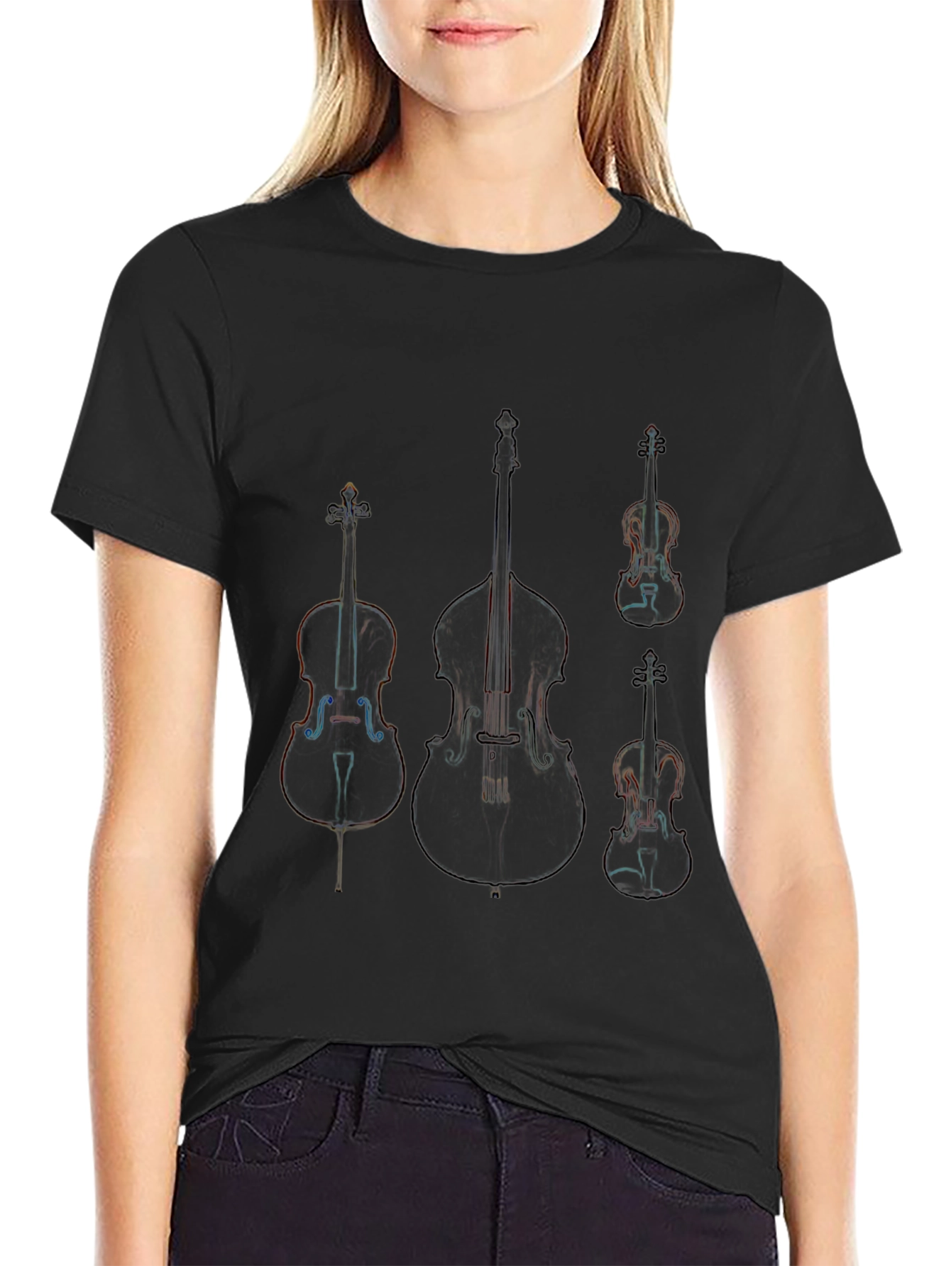 Music Lover Tee - String Instrument Design