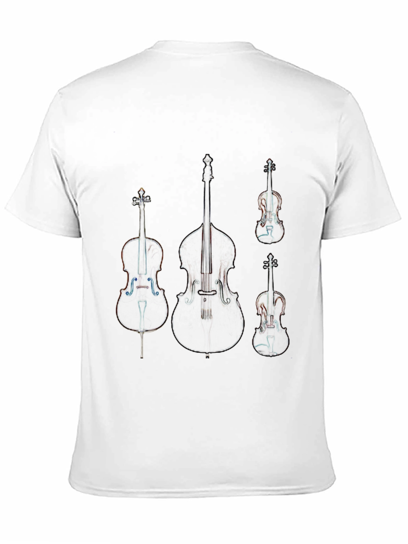 Music Lover Tee - String Instrument Design