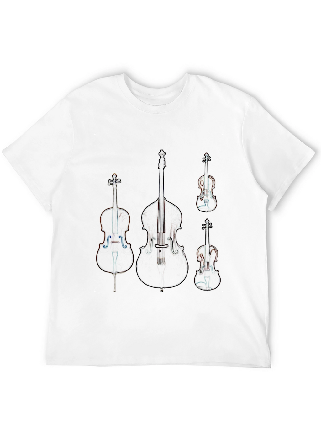 Music Lover Tee - String Instrument Design