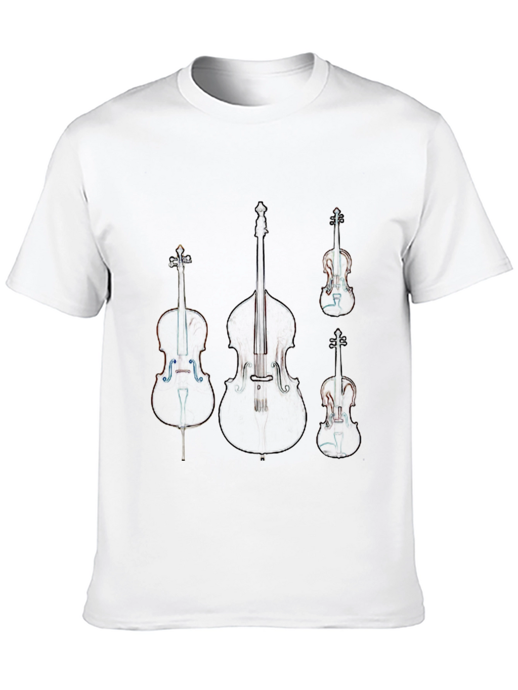 Music Lover Tee - String Instrument Design