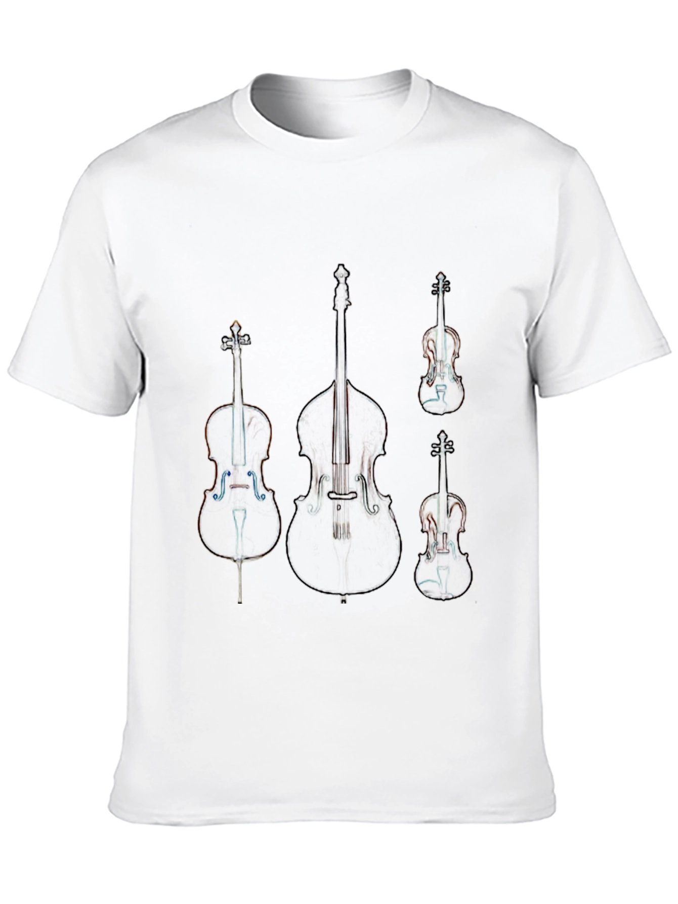 Music Lover Tee - String Instrument Design