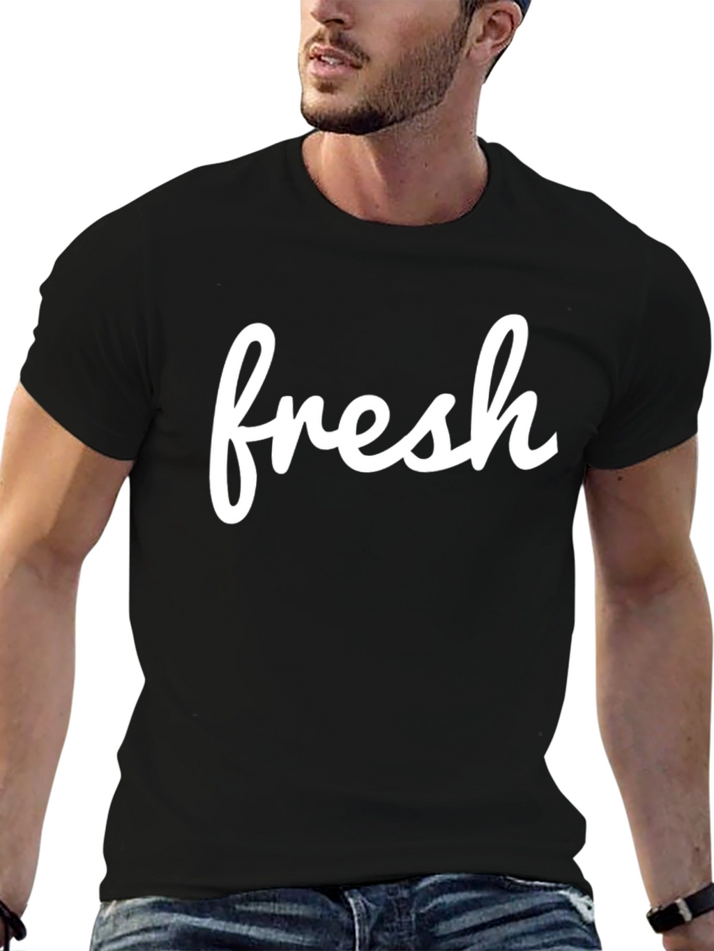 Fresh Graphic Tee - Modern Casual Style