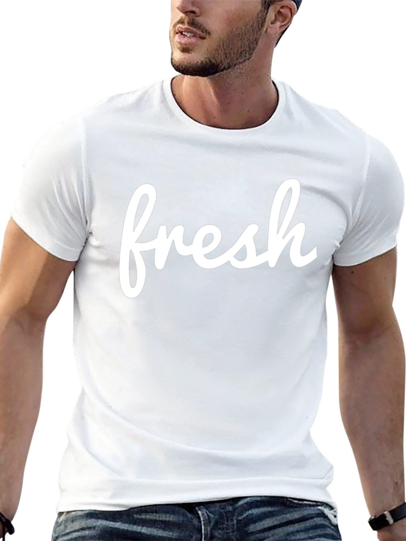 Fresh Graphic Tee - Modern Casual Style