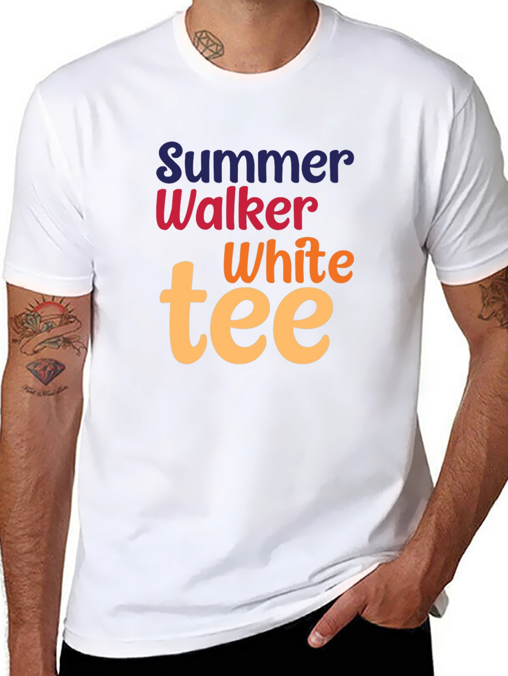 Summer Walker White Tee Black Graphic T-Shirt