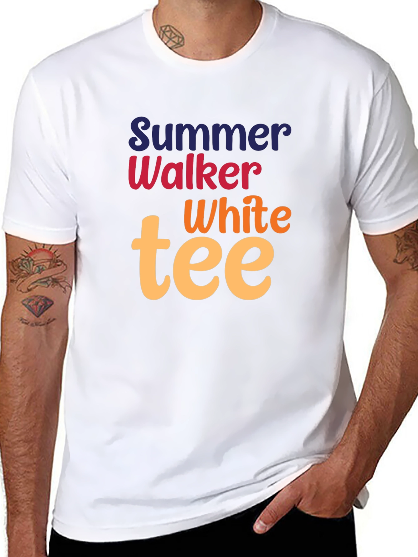 Summer Walker White Tee Black Graphic T-Shirt
