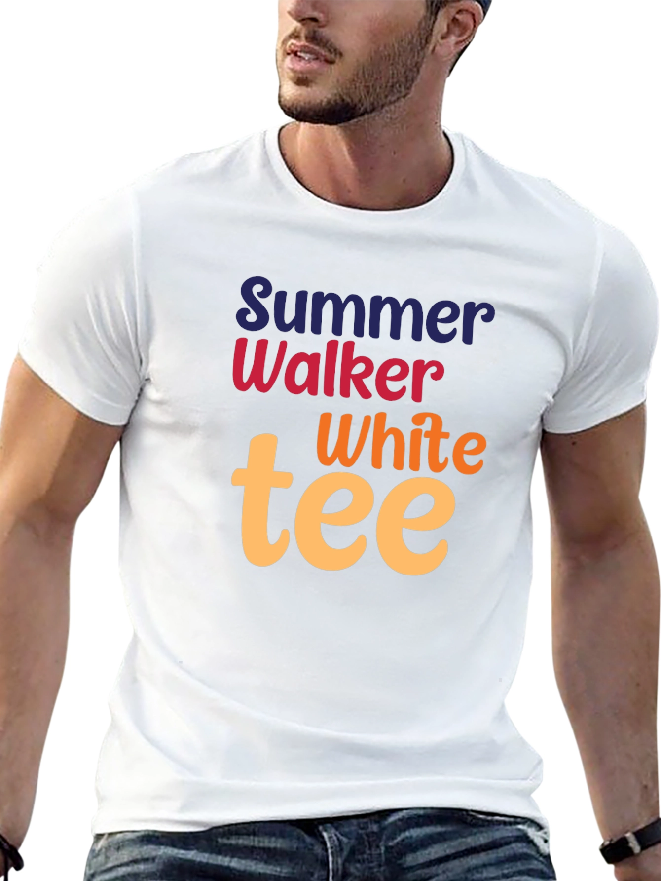 Summer Walker White Tee Black Graphic T-Shirt