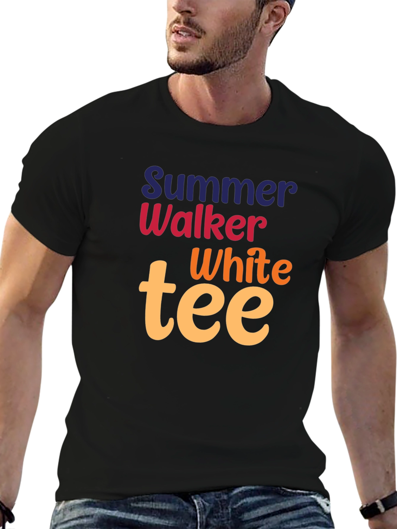 Summer Walker White Tee Black Graphic T-Shirt