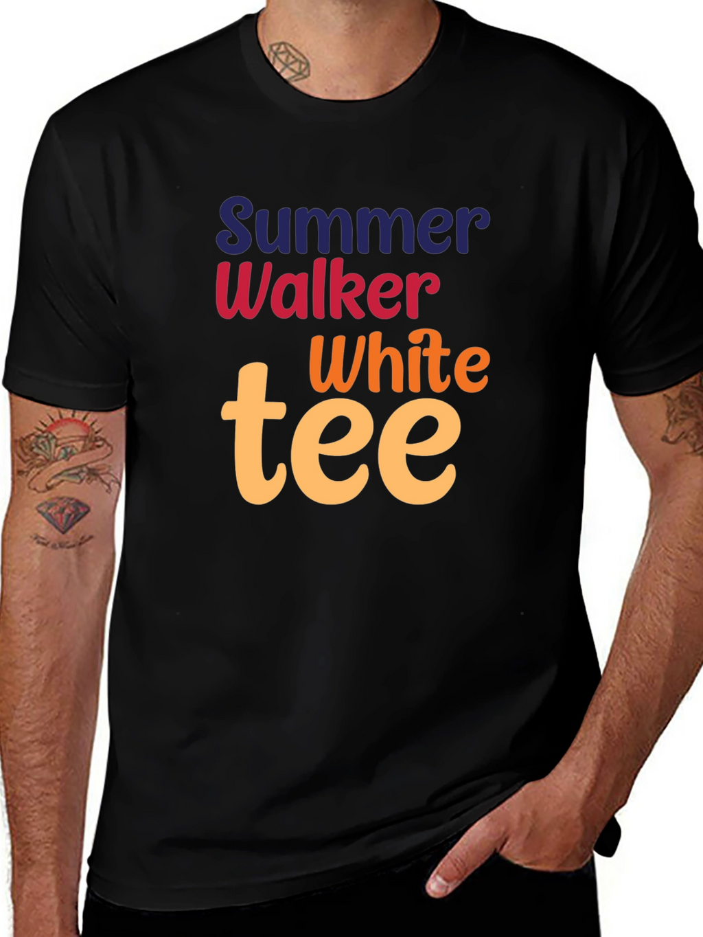 Summer Walker White Tee Black Graphic T-Shirt