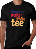 Summer Walker White Tee Black Graphic T-Shirt