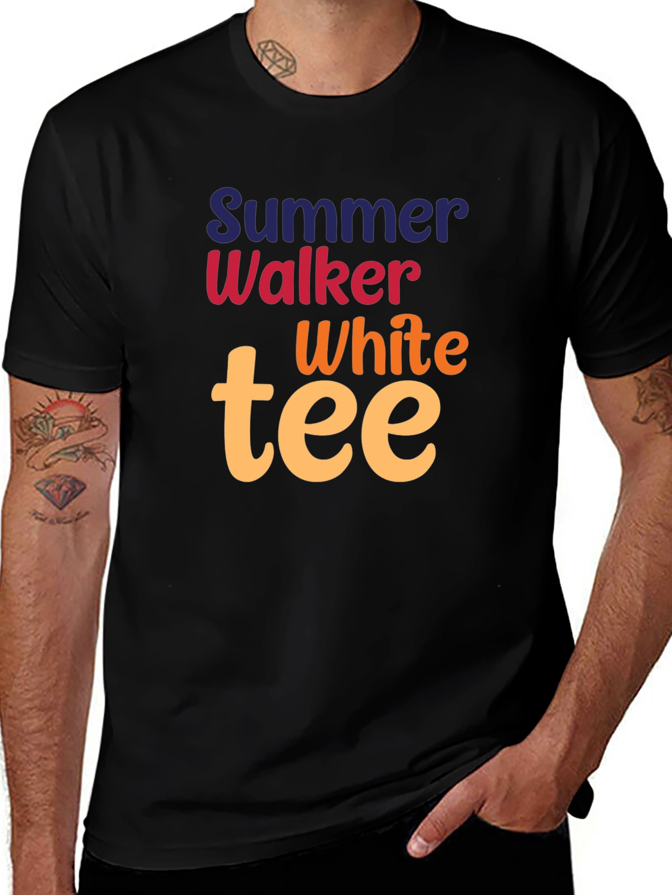 Summer Walker White Tee Black Graphic T-Shirt