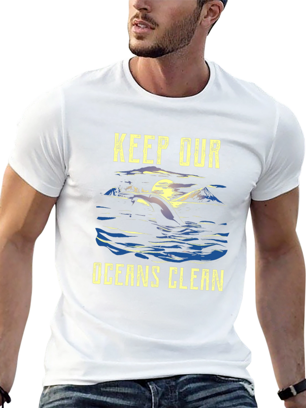 Keep Our Oceans Clean Graphic T-Shirt