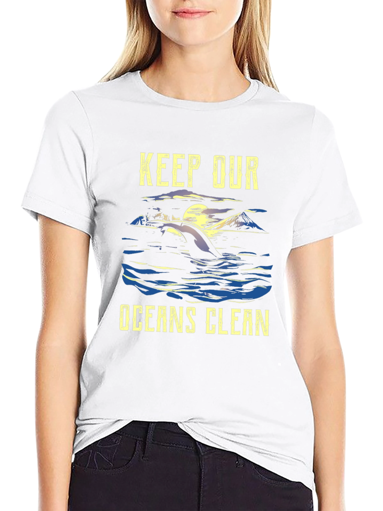 Keep Our Oceans Clean Graphic T-Shirt