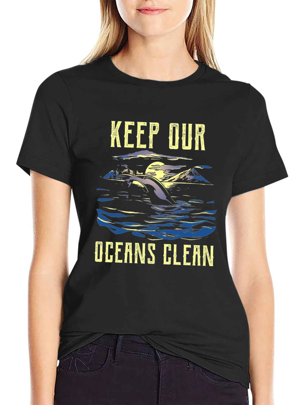 Keep Our Oceans Clean Graphic T-Shirt