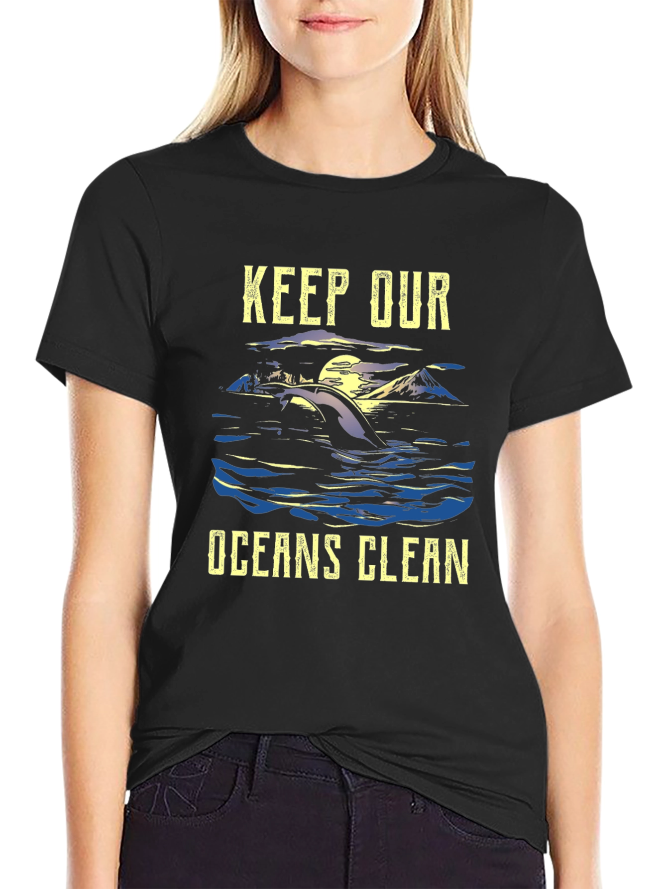 Keep Our Oceans Clean Graphic T-Shirt